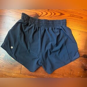 Lululemon High Rise Hotty Hot Shorts Navy Size 8